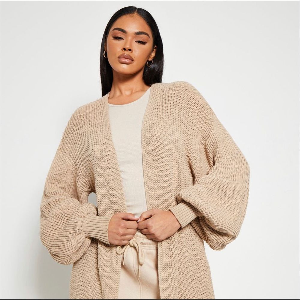Missguided Balloon Sleeve Knit Cardigan | 2 for $20